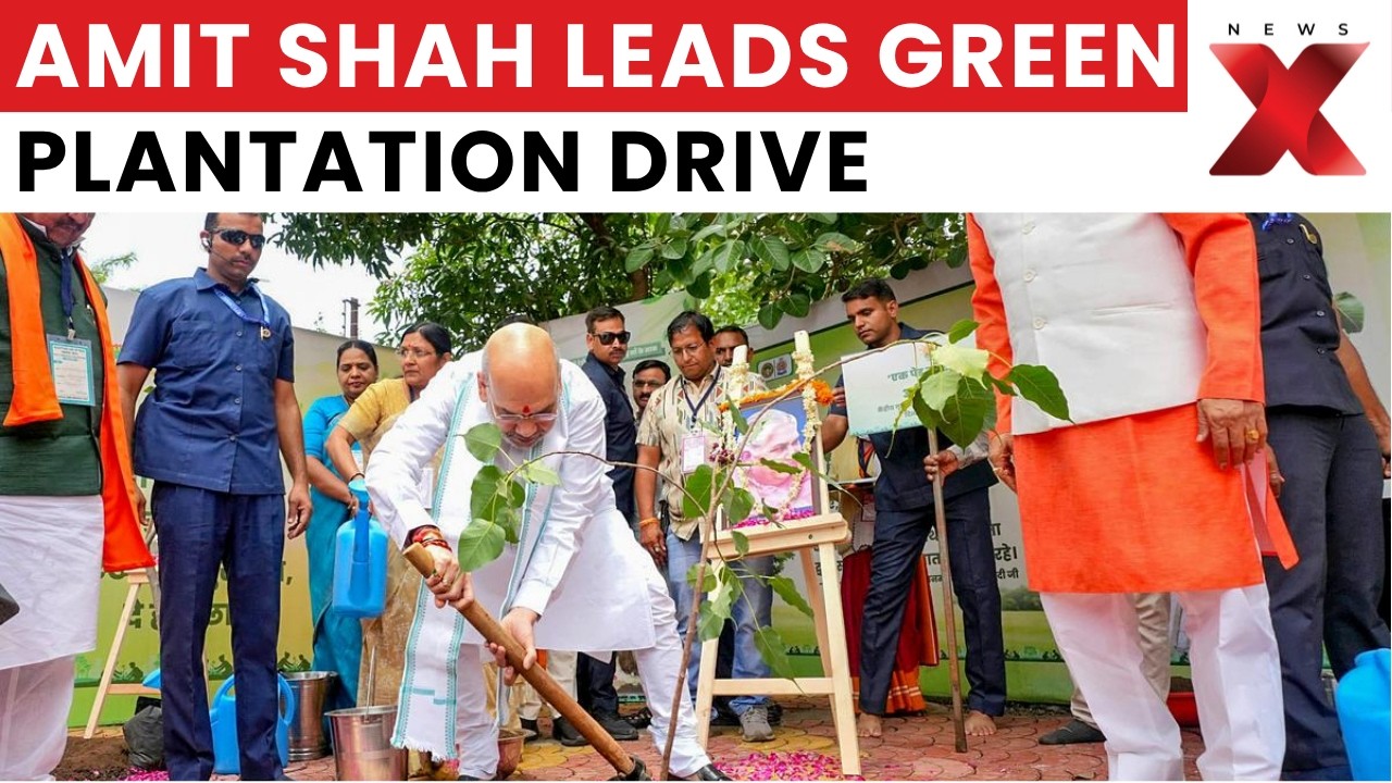 World Environment Day: Amit Shah Plants Sapling at India-Bangladesh Border in Tripura | NewsX
