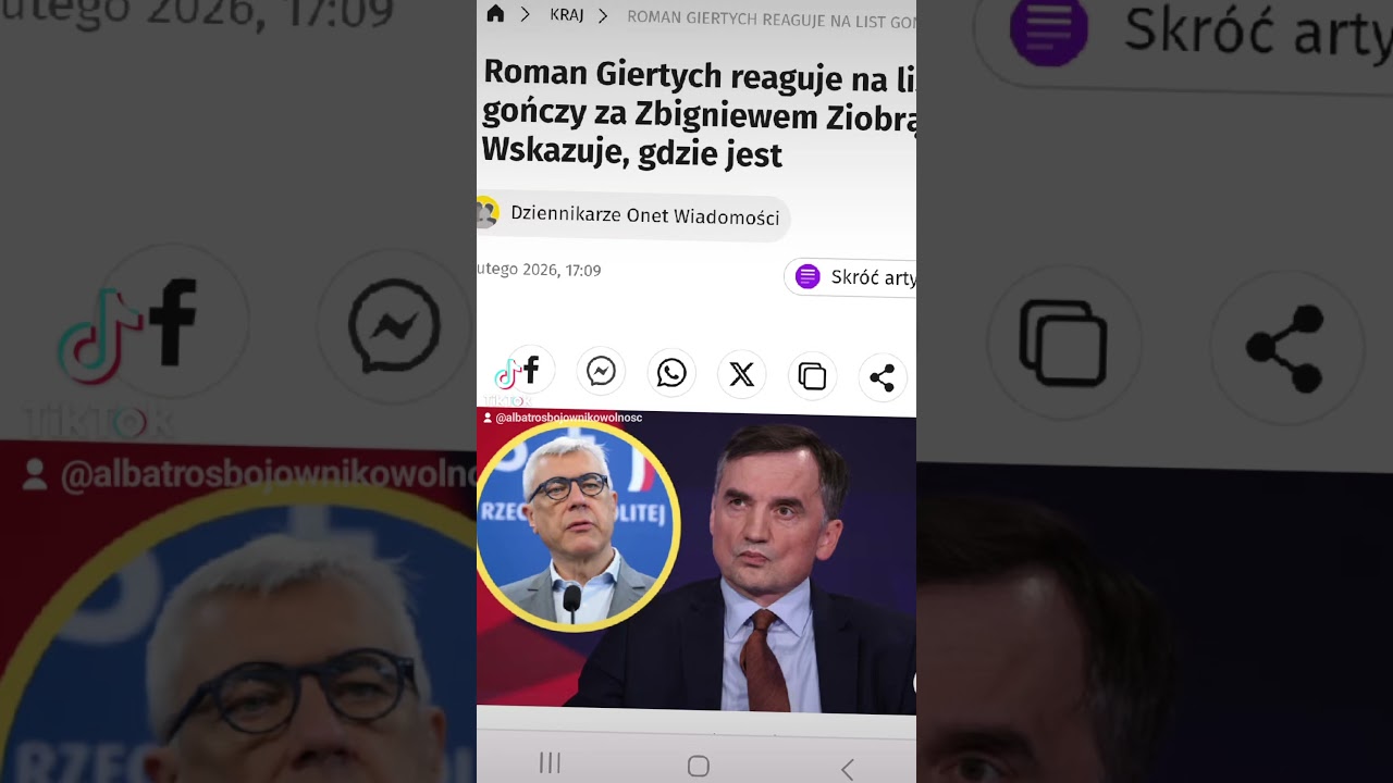 Giertych prawym obywatelem, bo donosi na Ziobro