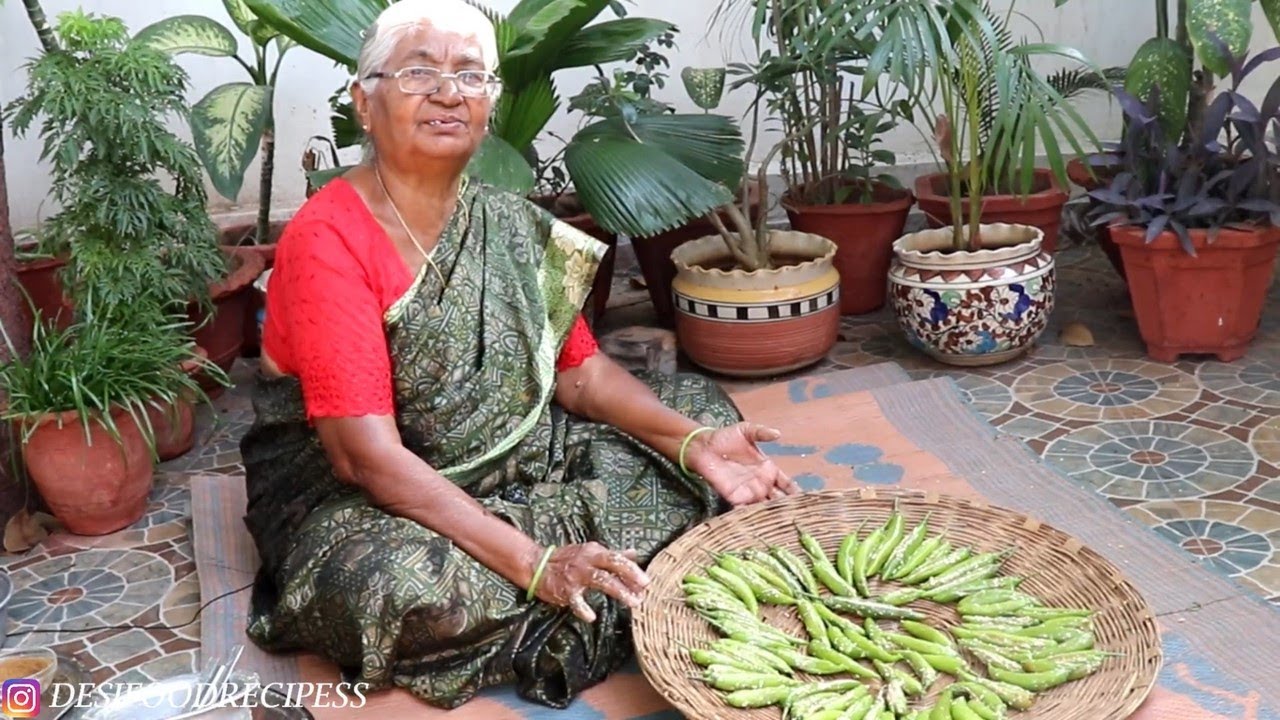 दही मिर्ची - Dahi Mirchi Recipe - Sandgi mirchi - Dry curd chillies