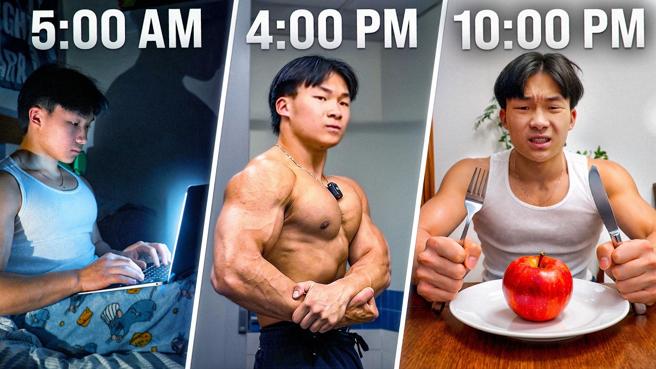 A Day in The Life // BODYBUILDER in High School