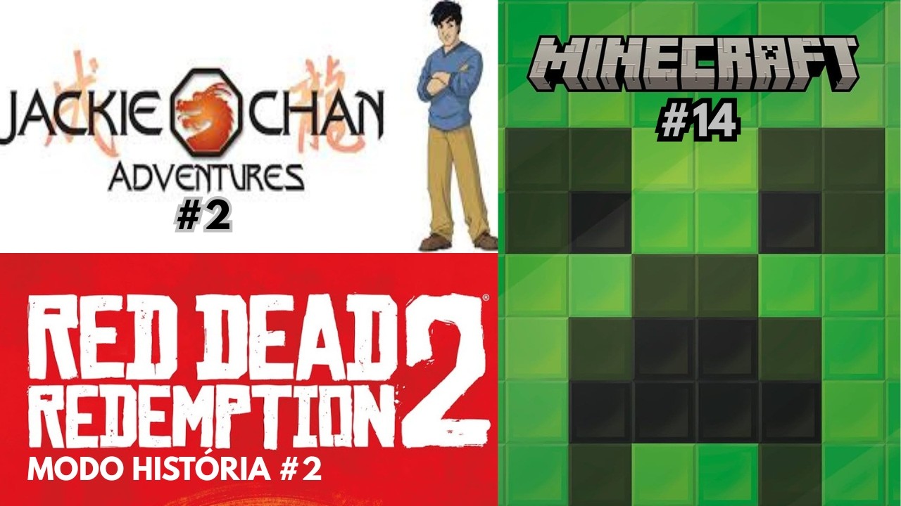 ROLÆTRANDO #22: JACKIE CHAN ADVENTURES #2 + MINECRAFT #14 + RDR2 - MODO HISTÓRIA #2 | 11/02/2026