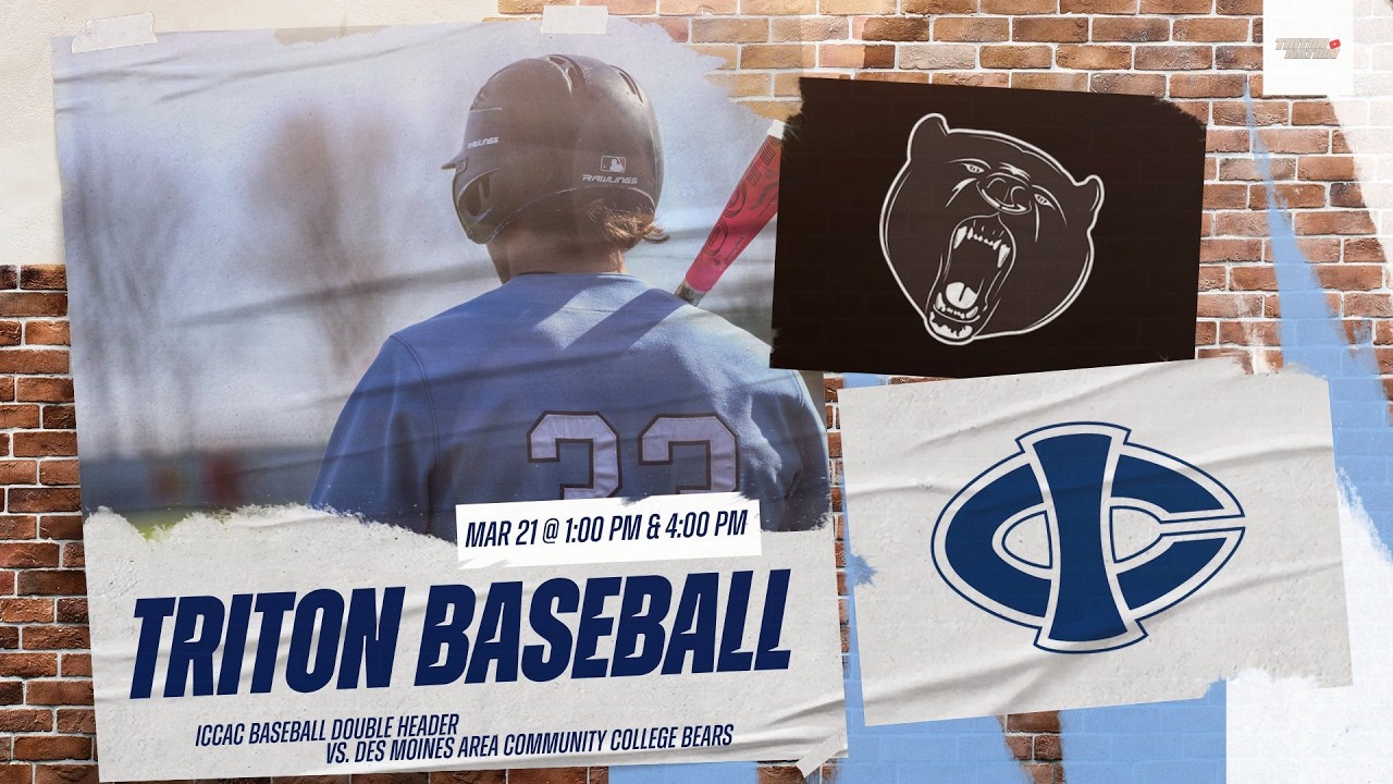Iowa Central Baseball: Tritons vs DMACC Bears (Double Header) | Saturday, March 21, 2026
