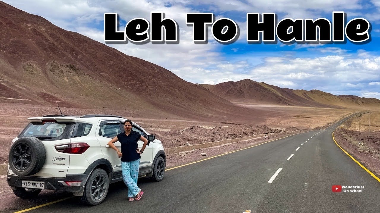 Journey to Umling La begins | Leh to  Hanle driving through Pink & Red Mountains