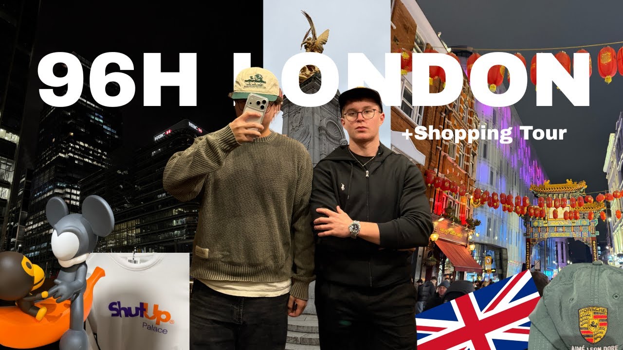ICH WAR 96H IN LONDON 🇬🇧 MIT @Joshua-schierges (LONDON SHOPPING VLOG) 🤩🛍️