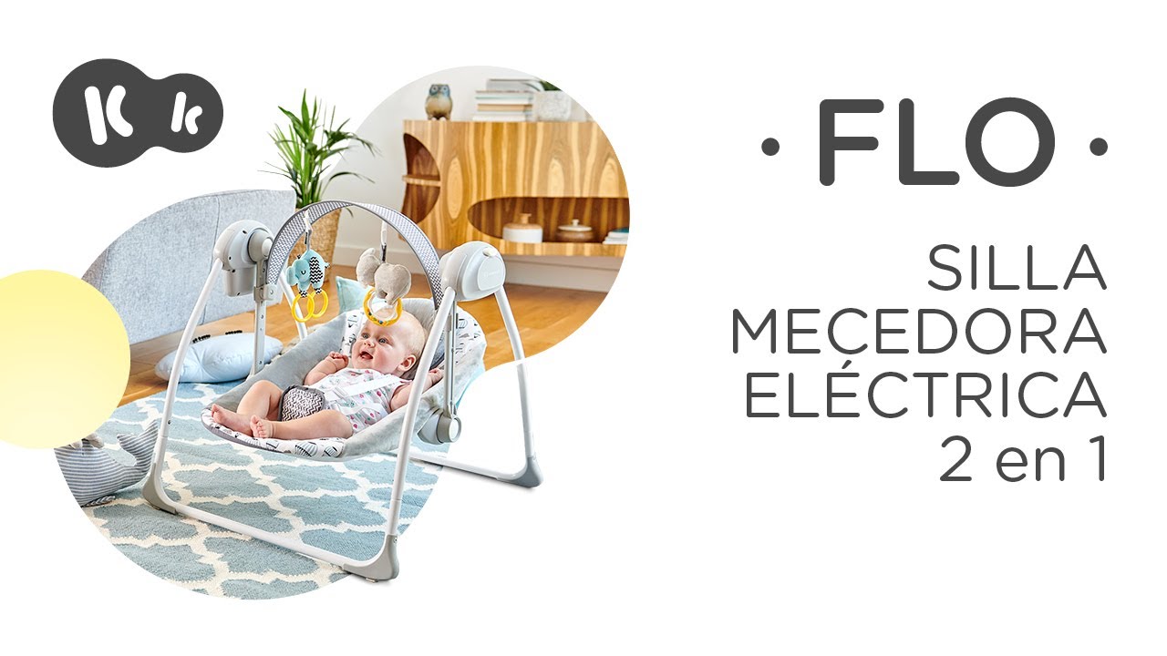 Silla mecedora-hamaca eléctrica FLO Kinderkraft