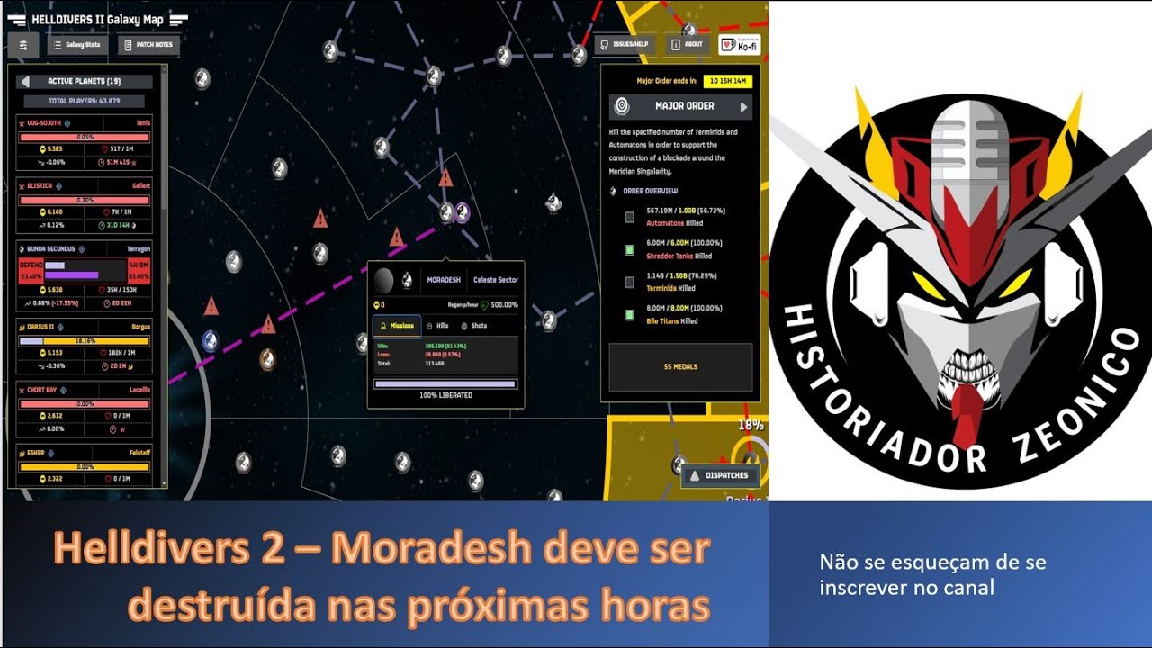 Helldivers 2 - O que esta acontecendo na guerra galáctica 11/03/25