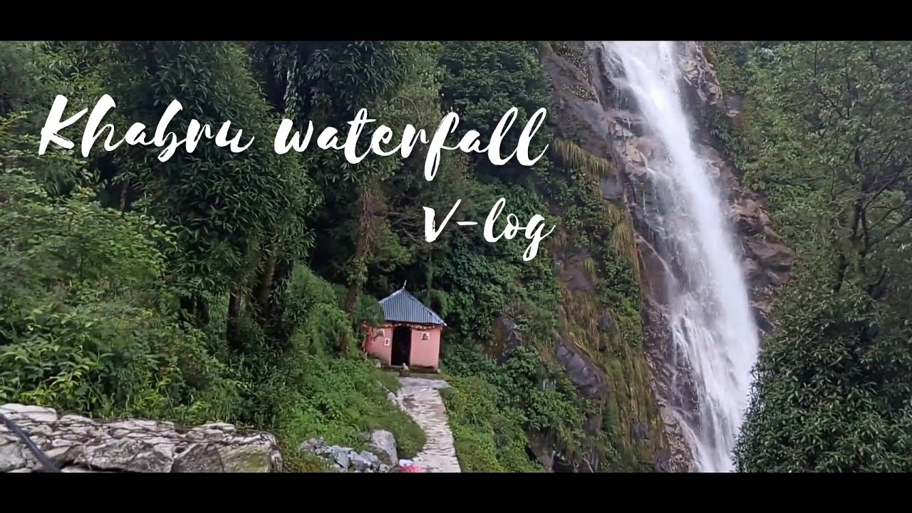 Khabroo waterfall trek in kangra Himachal Pradesh