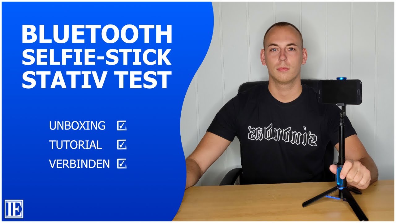 Selfie Stick Stativ mit Fernbedienung & Bluetooth im Test