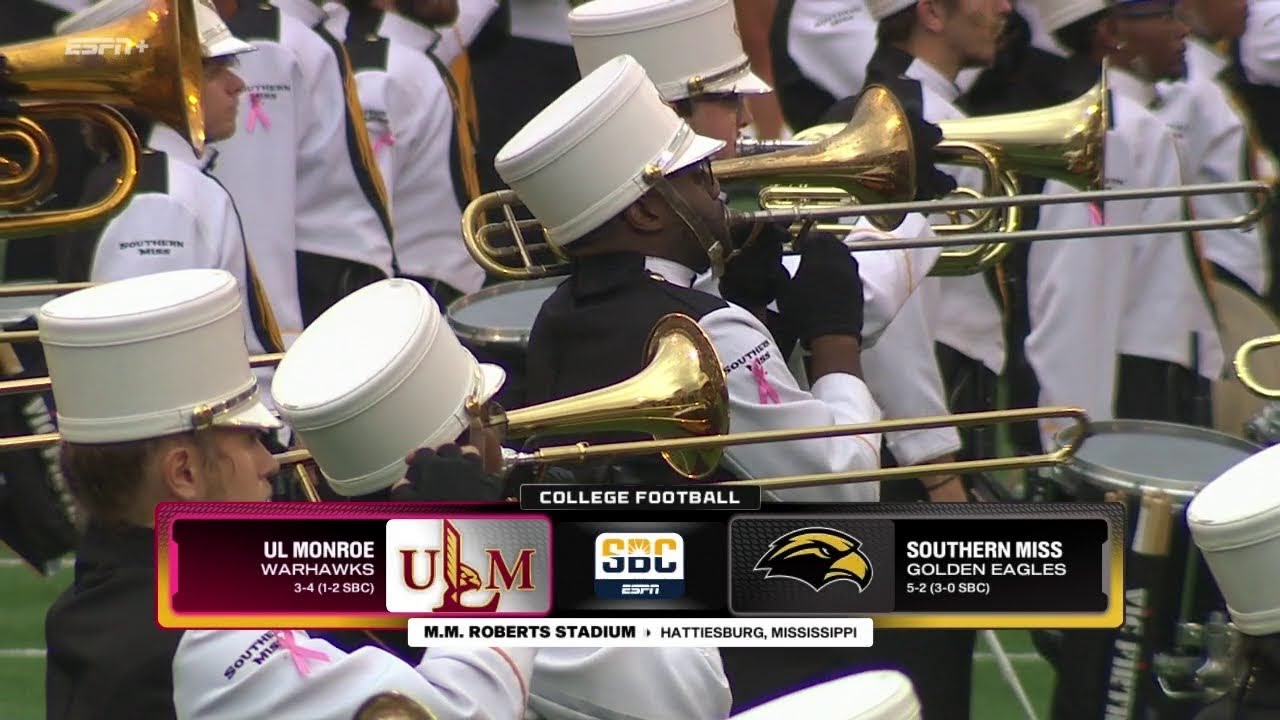 NCAA Football 2025: Louisiana-Monroe at Southern Miss