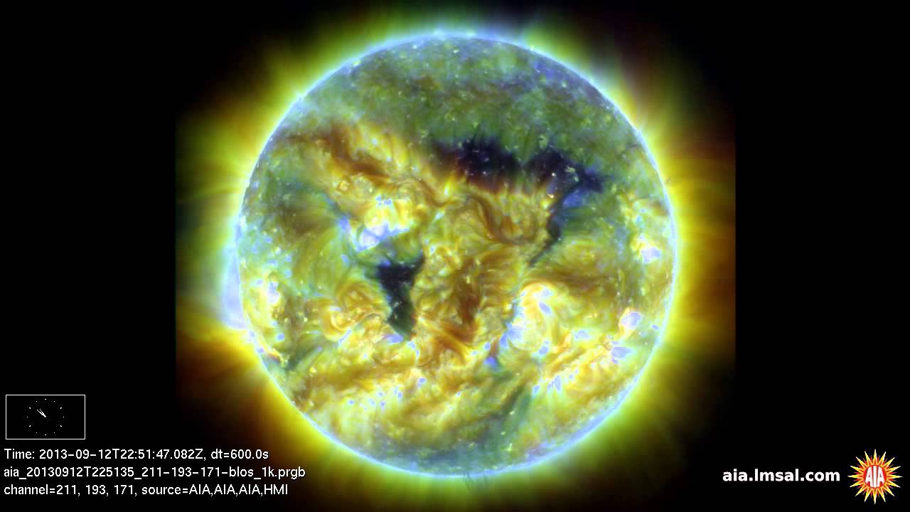 SDO/AIA September 2013 Monthly Movie, 211&Aring;-193&Aring;-171&Aring;, 1080p HD