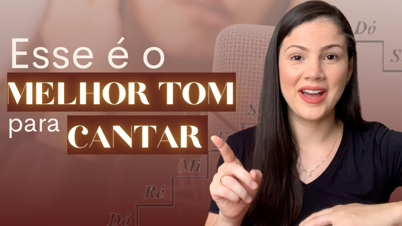 Como saber o TOM IDEAL da sua voz para CANTAR uma música
