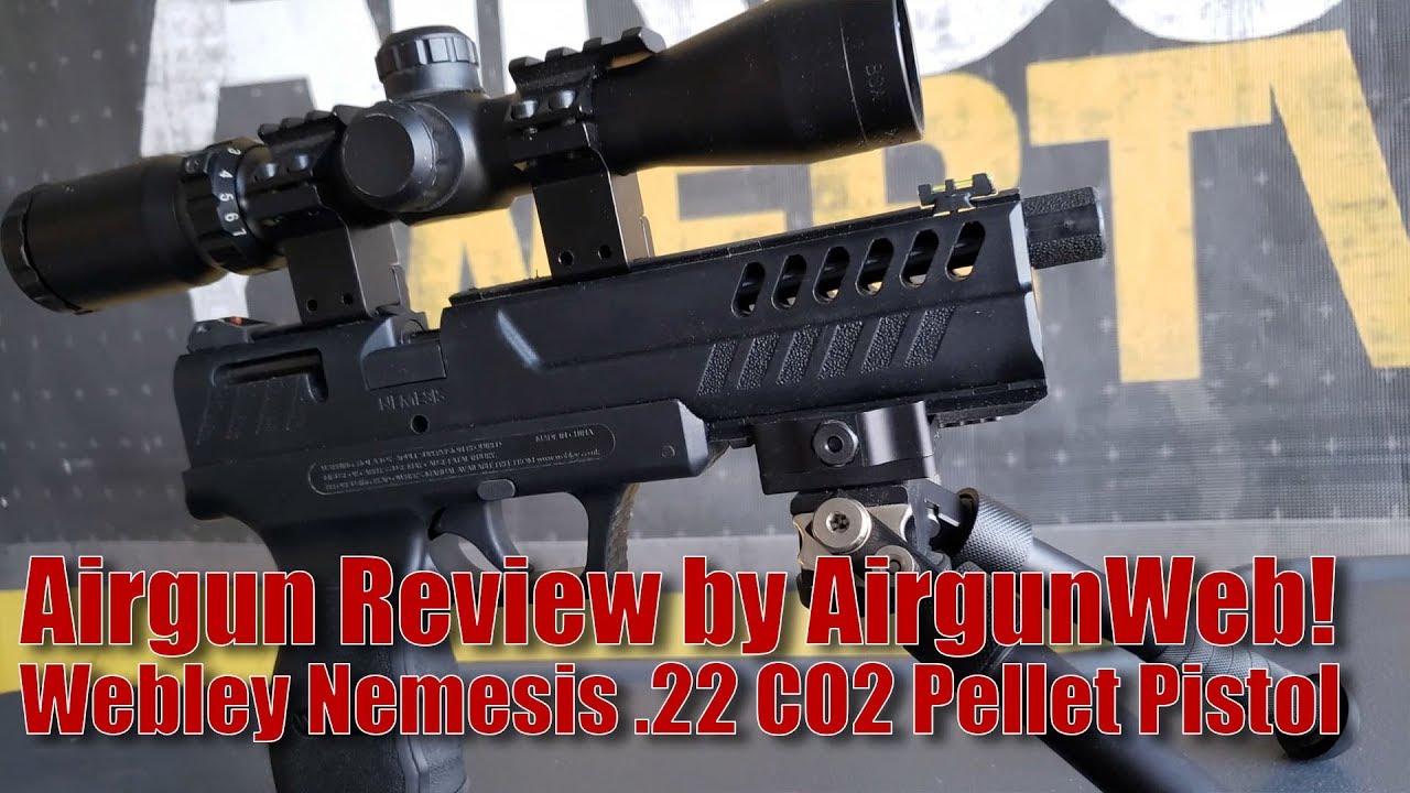 Webley Nemesis CO2 Pellet Pistol takes on the Legend… Airgun Review by AirgunWeb