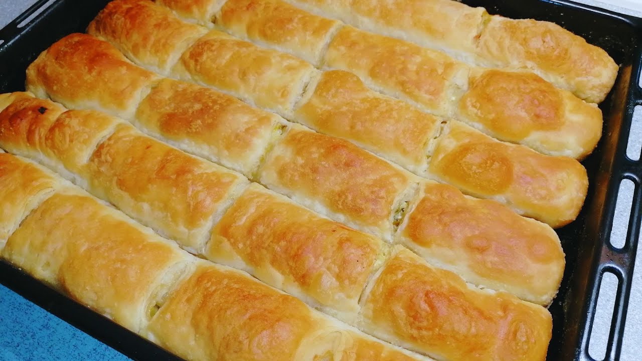 Прасотиропита / Пита с луком порей и сыром фета / Греческая кухня / Просто и вкусно 😋