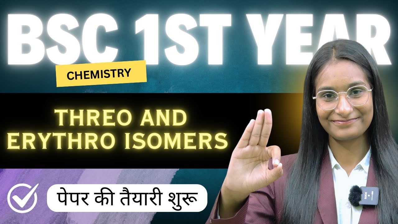 Threo and Erythro Isomers | Stereochemistry | DAY-15 | By Priti Mam