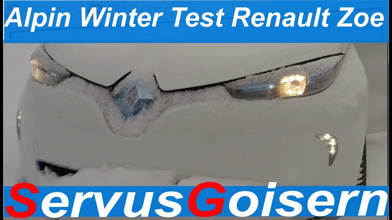 E-Auto im Winter 50 cm Neuschnee