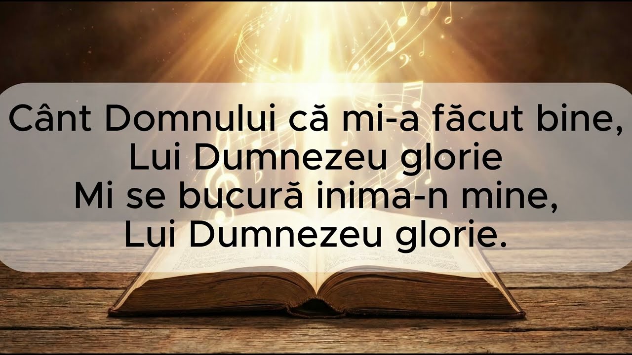 Cant lui Dumnezeu glorie