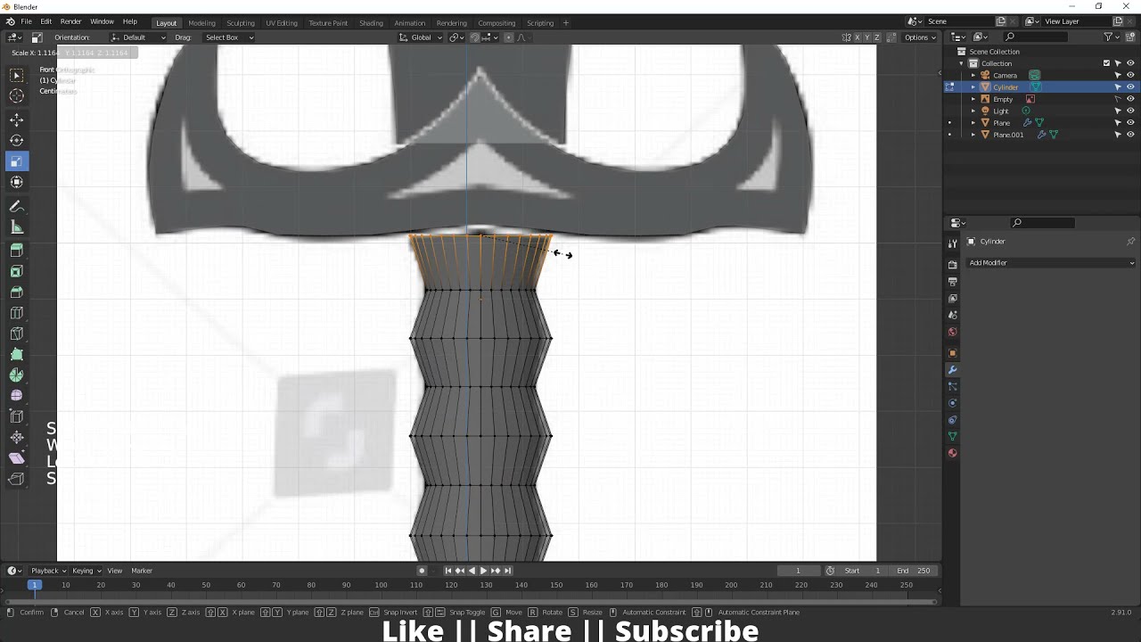 Modeling Gaming Sword in Blender 2.93