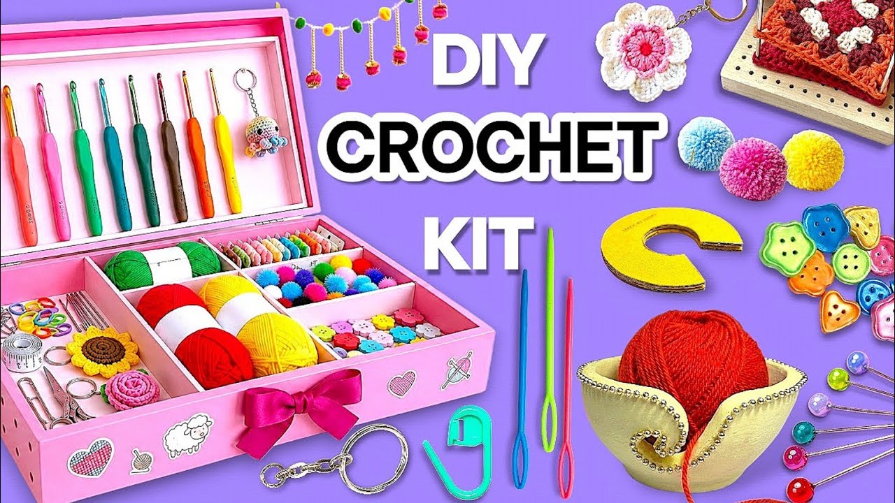 DIY Crochet Art KIT 🧶😱