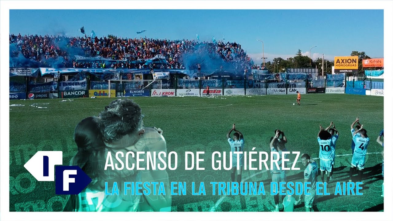 Ascenso de Gutiérrez de Mendoza al Federal A (3-1 vs. Defensores de Formosa) - Drone de la tribuna