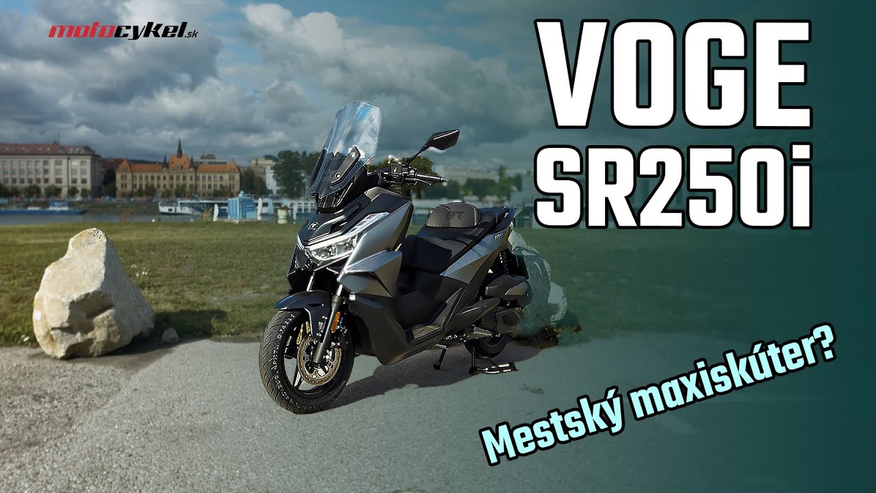 Prémiový mestský maxiskúter o objeme 250cc za cenu 125ky? Aj to je Voge SR250i- motocykel.sk