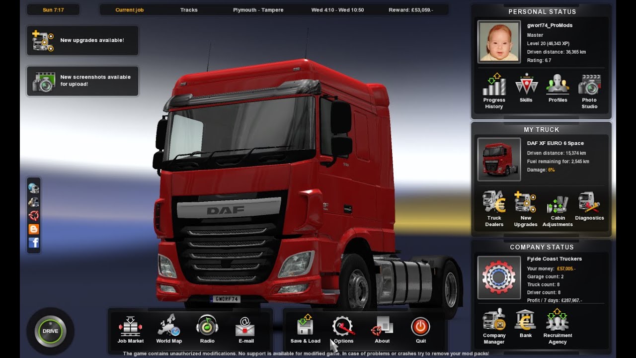 ETS2 - SKM UK Extended Map V1.0