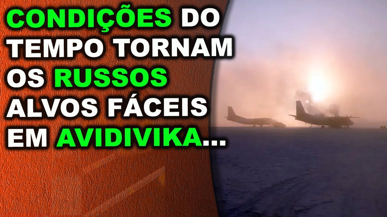 Inverno torna os russos alvos fáceis em Avidivka no Leste da Ucrânia…