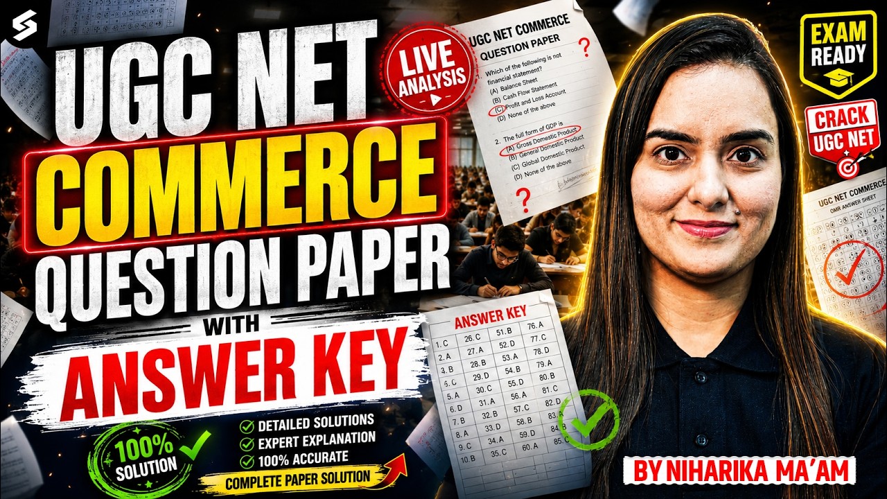 UGC NET Commerce Paper Analysis 2026 | UGC NET Commerce Memory Based Questions | Niharika Mam
