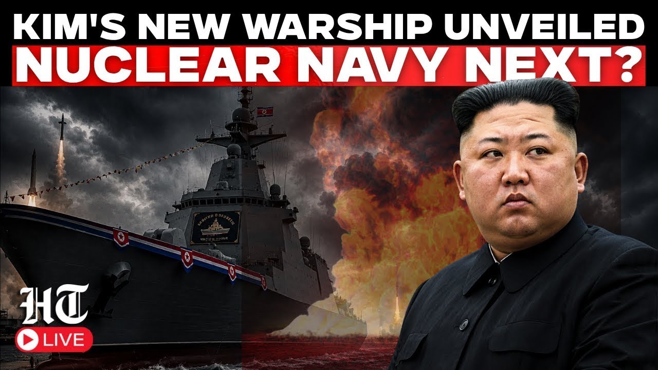 North Korea LIVE | Kim Jong Un Preparing A Nuclear Navy? New Warship Unveiled! World In Shock? | War