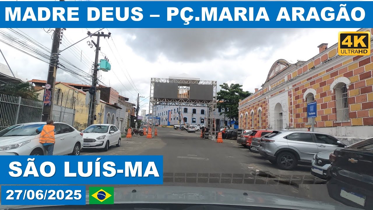 Ruas da Madre Deus Até Praça Maria Aragão, Arraiais Festas Juninas 2025, São Luís, MA 27/06/2025