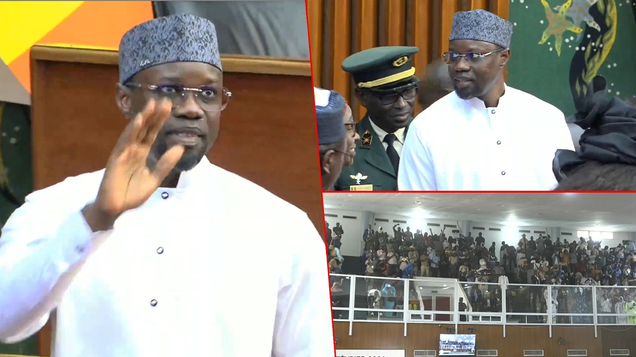 Scène impressionnante : l’arrivée d’Ousmane Sonko déclenche une folie dans le public