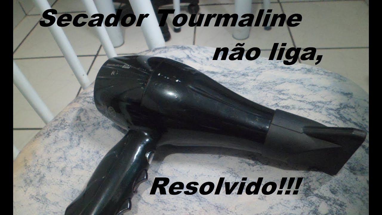 Secador Tourmaline não liga, resolvido!
