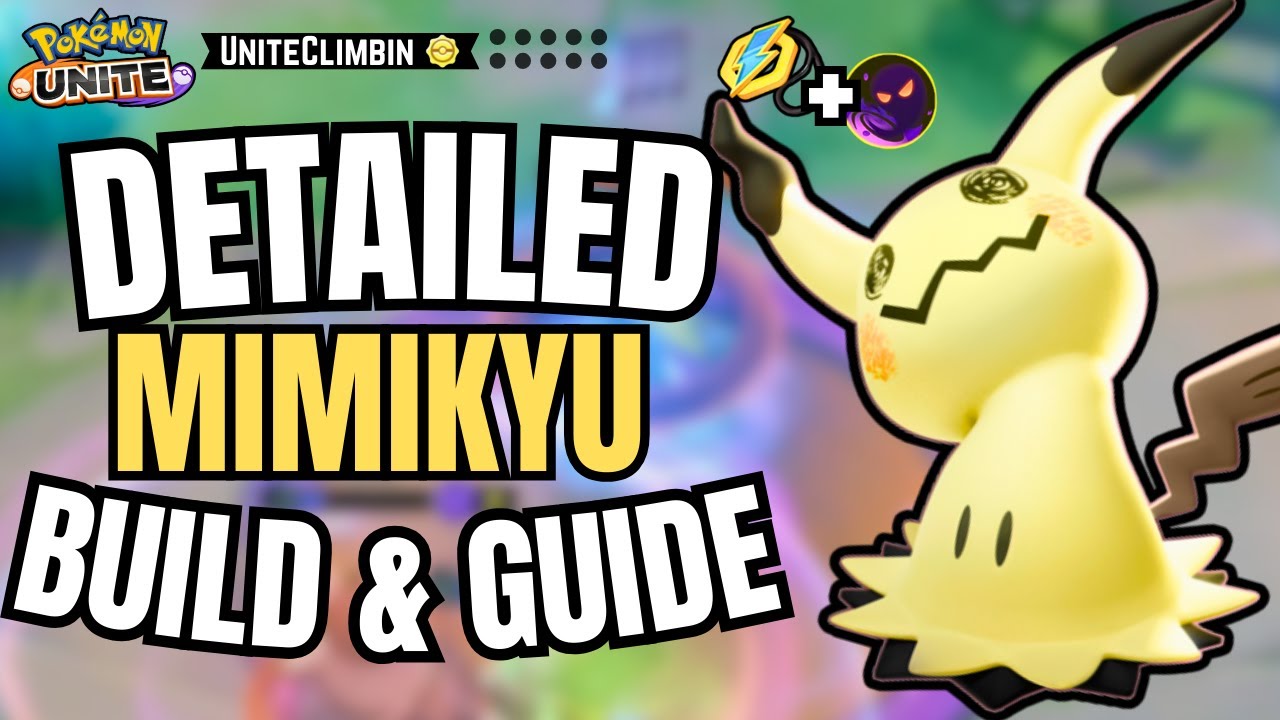 Как использовать Мимикью в Pokemon Unite