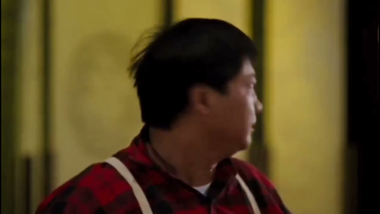 intense eating of soup - Pedicab Driver (1989)