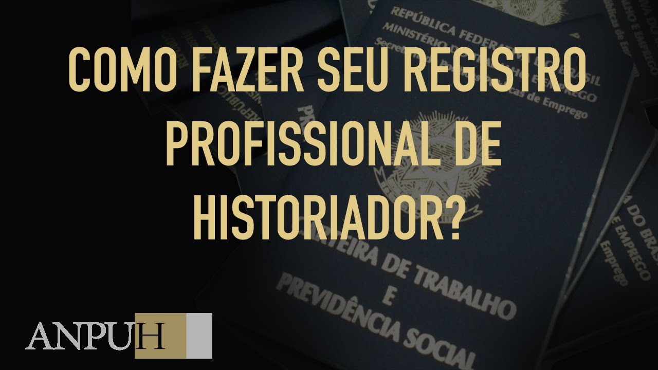 Como fazer seu registro profissional de historiador? #fa&ccedil;aseuregistro #diadohistoriadordiadeluta