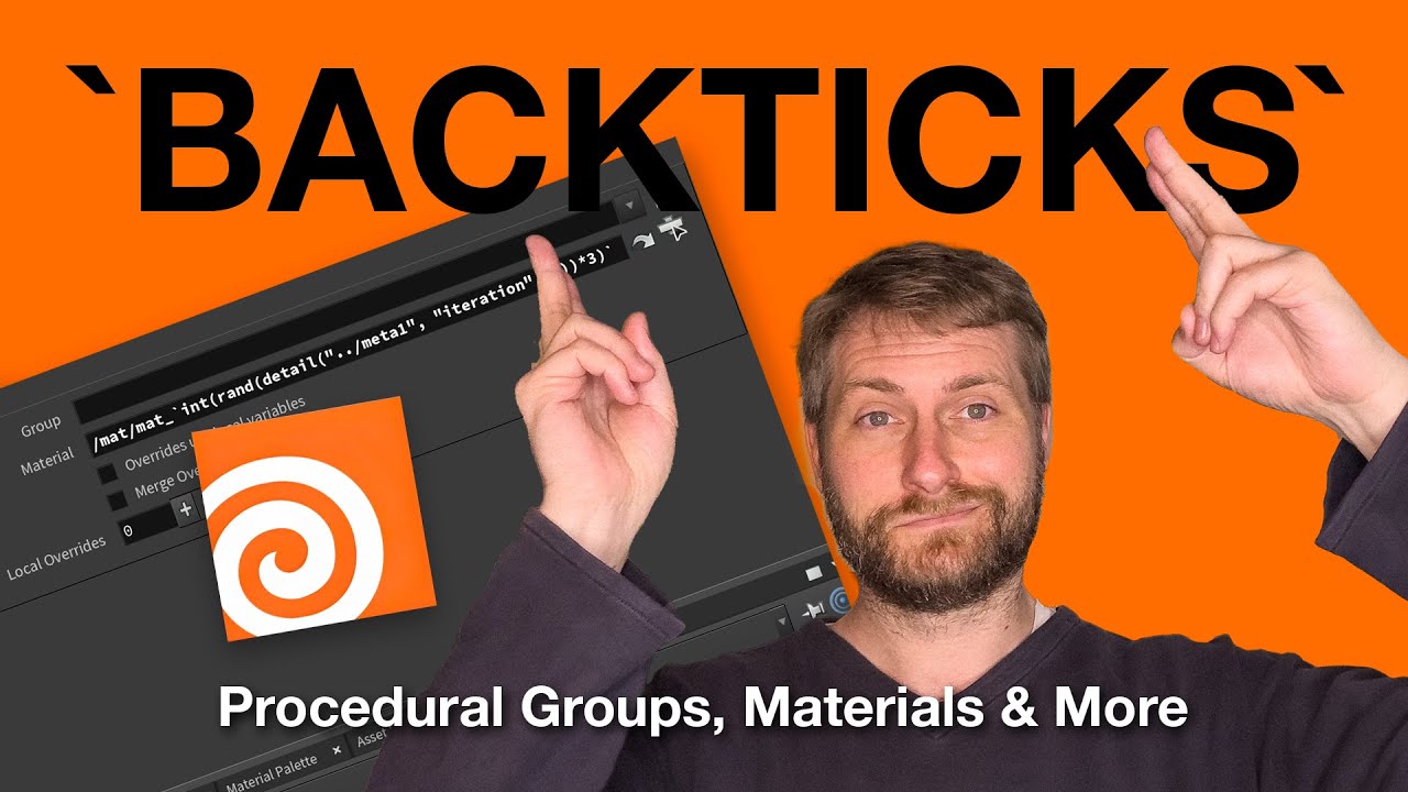 02 - Backticks :: Procedural Groups, Materials, and More