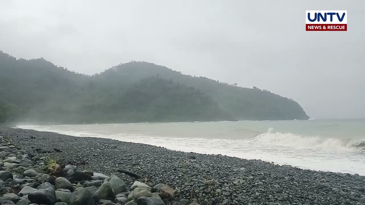 #PaoloPH: Mapanganib pa ang mga alon sa Brgy. Dibutunan sa Dipaculao, Aurora I Oct. 3, 2025