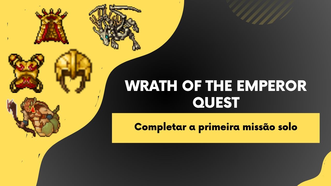 Tibia - Wrath of the Emperor Quest Missão 1 Solo