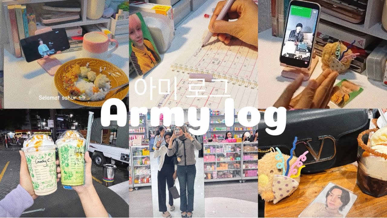 아미 로그 | Armylog ~ a ramadhan day in my life as an Army BTS , journaling, Suga Day 💜