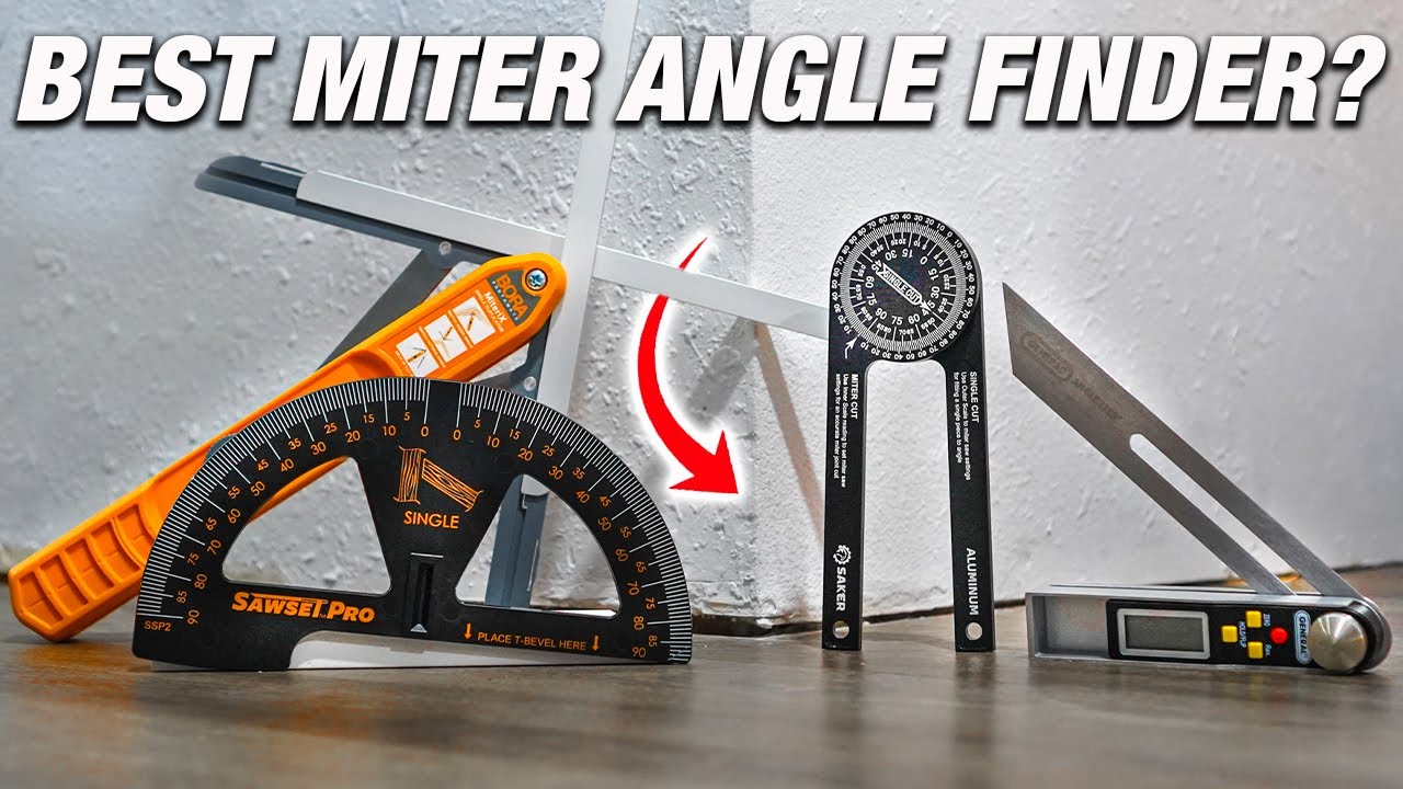What Is The BEST Miter Protractor For Perfect Fitting Baseboards And Crown Mouldings? How To DIY