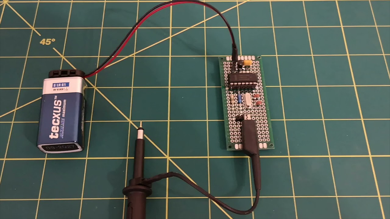 74HCT04N Crystal Ocsillator Circuit