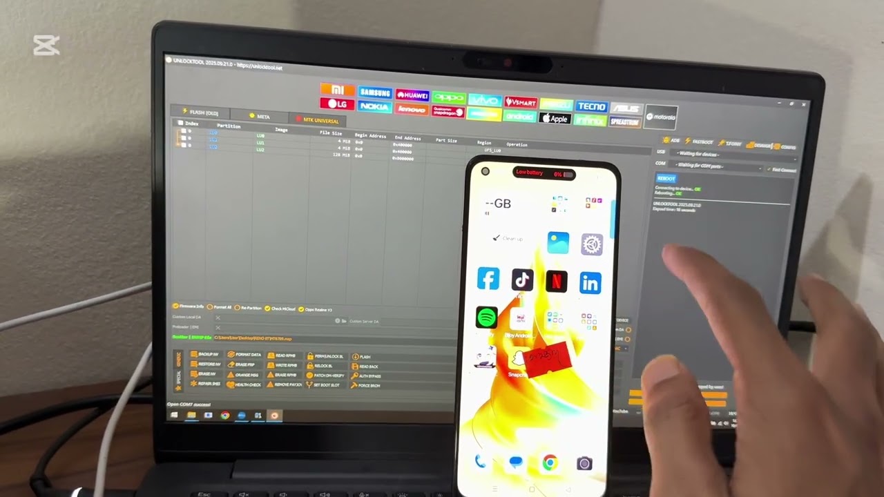 Oppo Reno 8t (cph2481) Android 15 Imei Repair Test Point