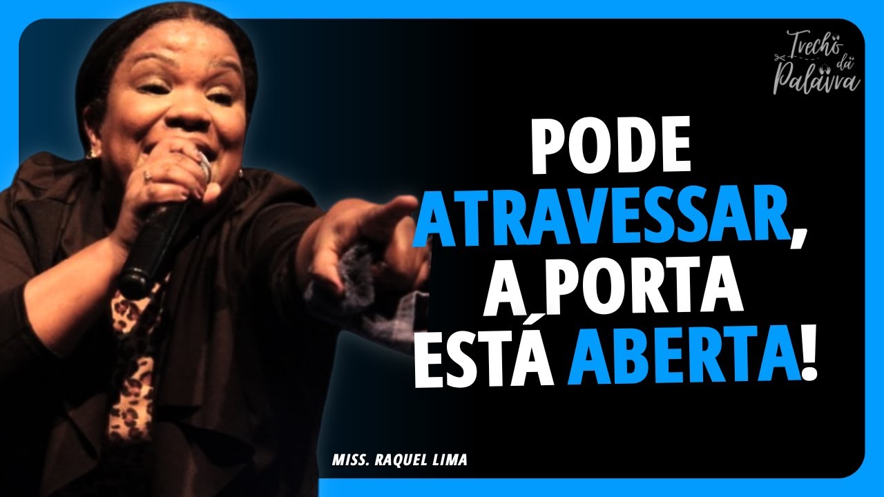 É tempo de PORTAS ABERTAS pra você | Raquel Lima
