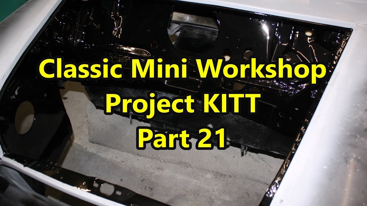 Мастерская по созданию классического Mini - Проект KITT, часть 21 - Перекраска салона.