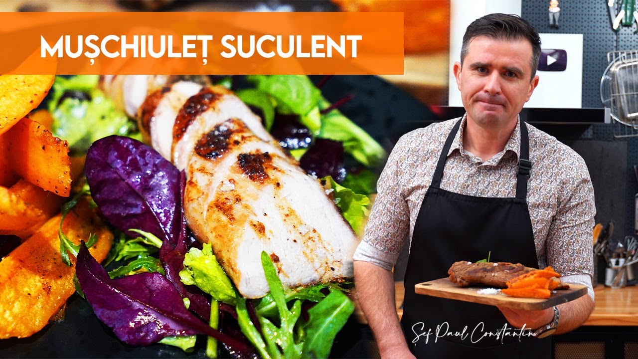 🥓Dietă și carne? Încearcă acest Mușchiuleț suculent de purcel și nu vei regreta 🥗Șef Paul Constantin