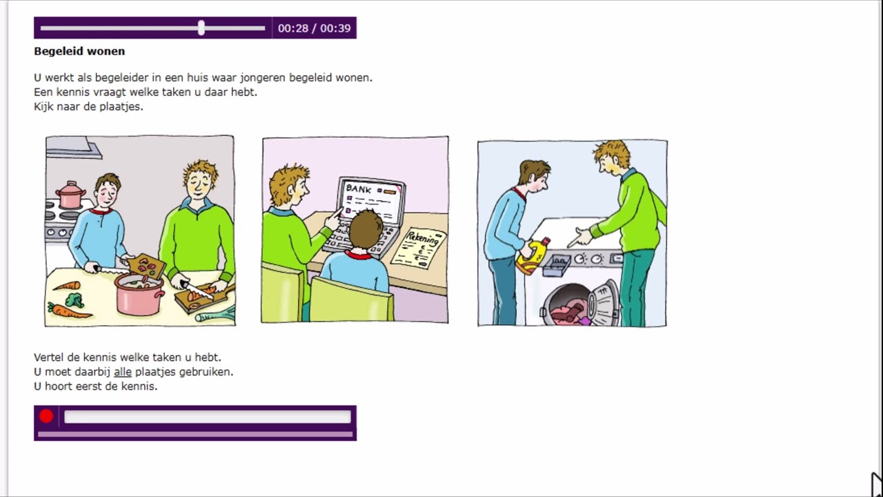 Openbaar examen spreken B1 (2024) deel 2