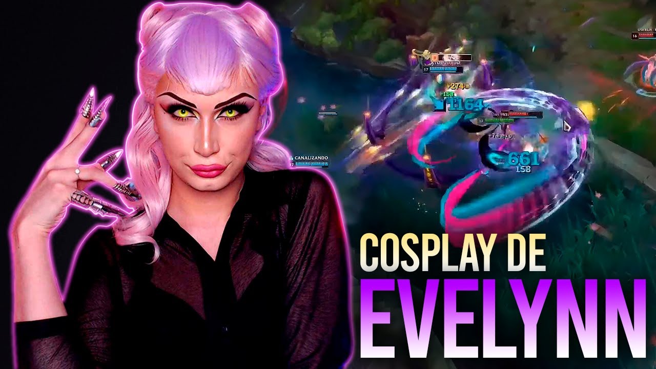 JOGANDO E VESTIDA DE EVELYNN K/DA, DEIXA SUA MANDY TE DOMINAR! 😈 | LOL
