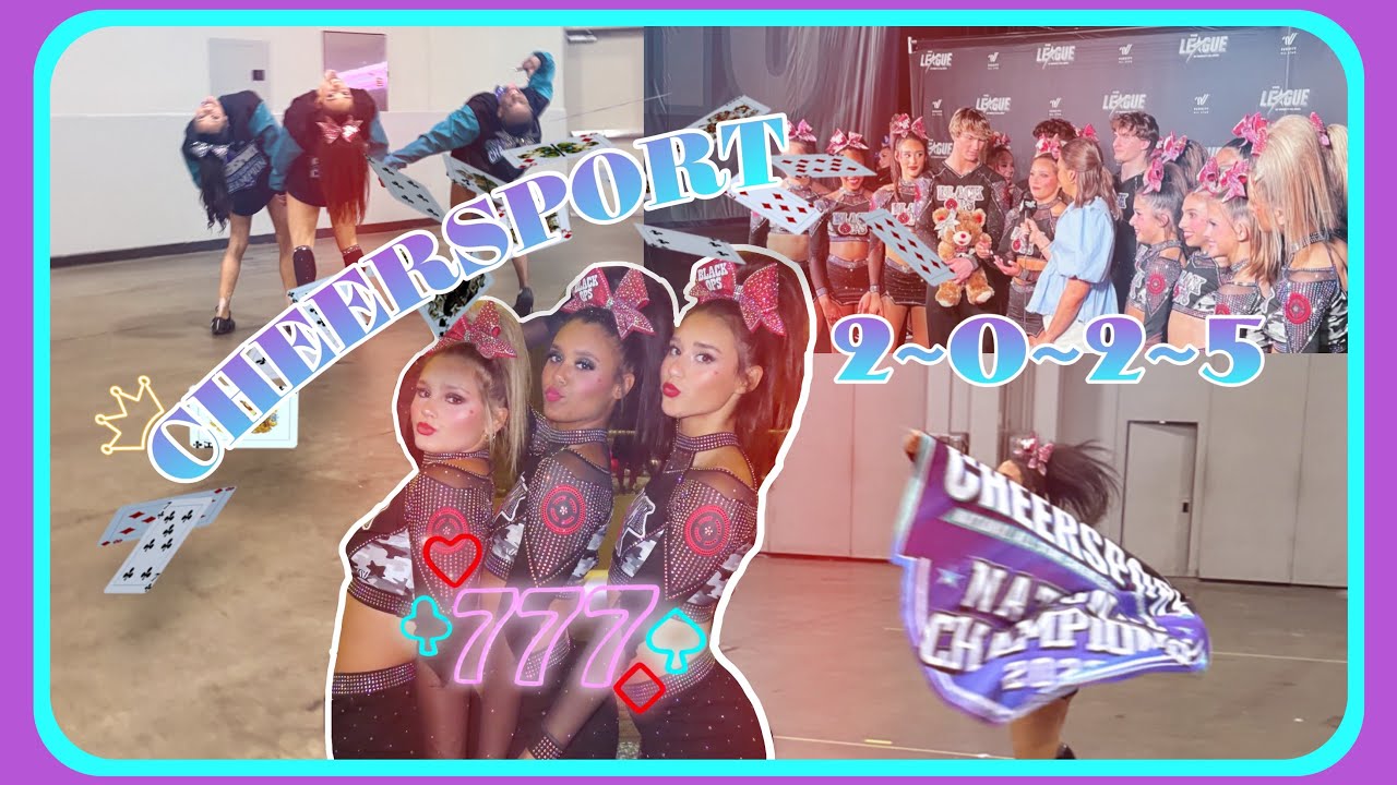 Cheersport 2025 with WE black ops and Colonels 💜🩵