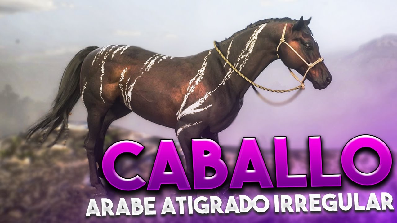 Red Dead Redemption 2 Caballo ARABE atigrado irregular (nuevo)