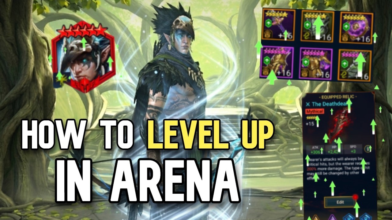 HOW TO LEVEL UP YOUR ACCOUNT FOR THE ARENA | RAID: Shadow Legends