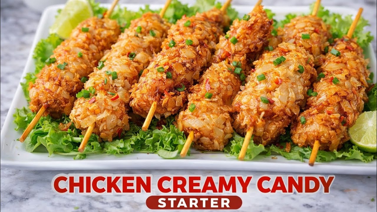 😍Crispy & creamy chicken candy starter 😋 perfect for iftar & evening snack# cook by Farzana Shah